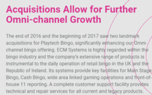 playtech growth