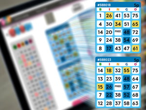 75-ball bingo cards screenshot