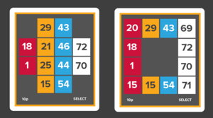 80-ball bingo card screenshot