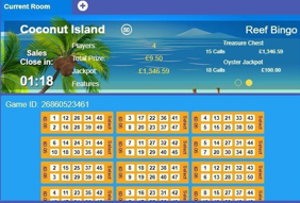 gala bingo coconut island screenshot