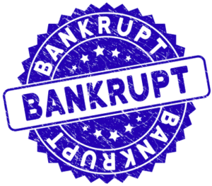 bankrupt