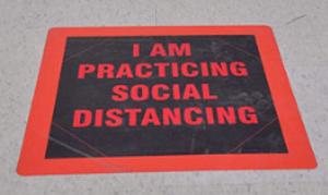 social distancing sign screenshot