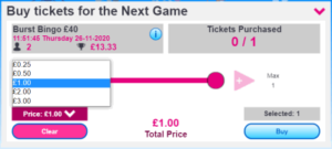 ticket purchase tab