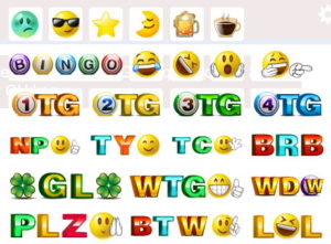 bingo chat emojis