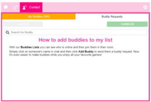 chat room buddy list
