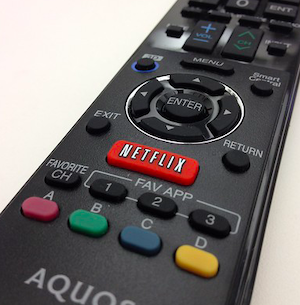 Netflix tv remote screenshot