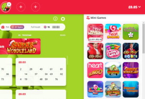 Heart bingo mini games icons
