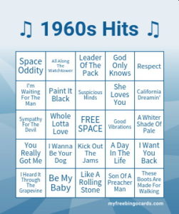 music lyrics bingo