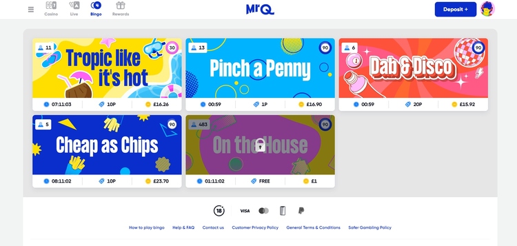 Mr Q Best Bingo Site