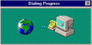 internet dial up image from PC