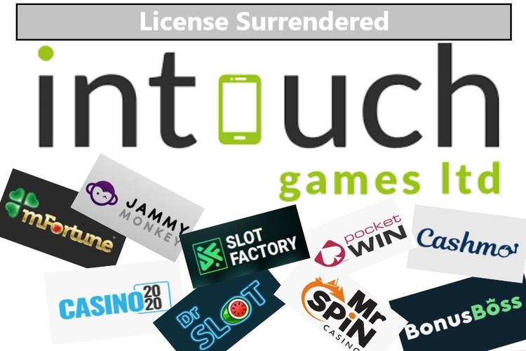 Intouch Games License Surrendered