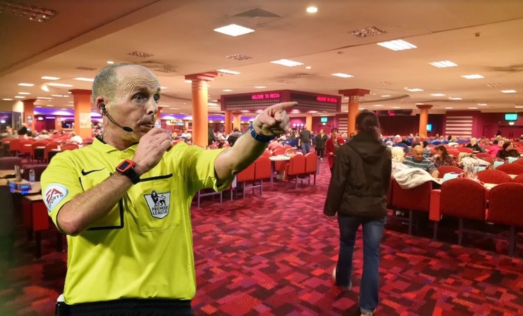 Football Referee Mike Dean Brings BAR to Mecca Bingo