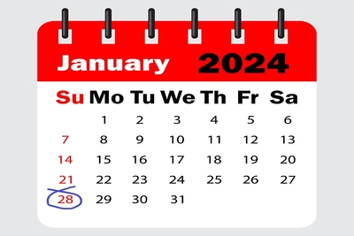 January Calendar Buzz Bingo Closing
