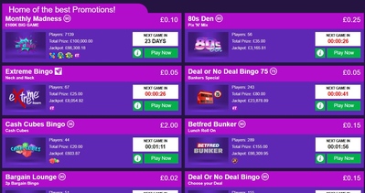 Betfred Bingo small